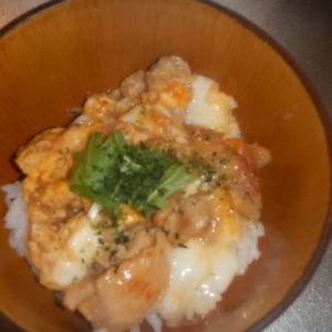 ほんのり梅味の親子丼